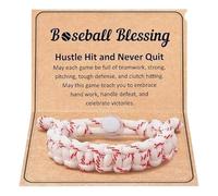 Youding Bracciale da baseball per - Fascia 'amicizia in tessuto | Gioiello da baseball per la laurea per lo sport scolastico figlio, figlie, team di tutti i giorni, libero, viaggi, festival