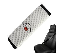 Youding Copertura per cintura di sicurezza, copertura per cintura di sicurezza per auto,Cuscinetti per cinghie per sedili in peluche | Custodia per cintura di sicurezza con motivo a cartoon