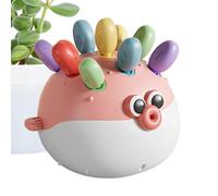 Youding Gioco di assegnazione per bambini, giocattolo interattivo per la percezione dei colori, giocattolo per abilità motorie, con forme divertenti per ragazze a partire da 1 anno in su, a casa