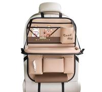 Youding Organizer per Schienale Auto, Portaoggetti Pieghevole Impermeabile Antiscivolo con Vassoio, Organizer Porta Auto, Per Baule Viaggio Campeggio SUV Tazze Snack Passeggeri Posteriori