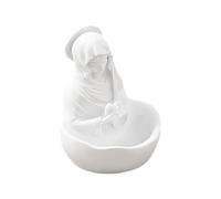 Youding Portarosario Vergine Maria - Portarosario Cattolico | Figurina Religiosa Santa | Elegante Scultura Sacra Della Madonna Della Vergine Maria Per Il Battesimo, Ingresso, Tavolo Da Pranzo, Menso
