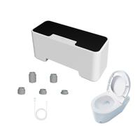 Youding Sensore automatico di scarico del WC, sciacquone per WC ricaricabile tramite USB touchless, sensore intelligente impermeabile sensibile, per sciacquone intelligente per la casa (bianco)