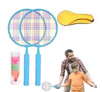 Youding Set di racchette da badminton, per bambini, set completo per 3-7 anni, allenamento giovanile, scuola, sport e libero, per giardino, campeggio, sport in spiaggia