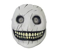 Youding Sorridente - Demone | Tesoro Fantasma Spaventoso | Maschera Raccapricciante Di Halloween Per Giovani, Oggetti Di Scena Dello Scherzo, Palcoscenico Del Cosplay, Performance, Carnevale, Fe