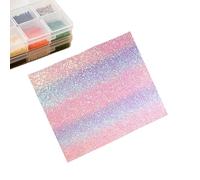 Youding Tappetino da stiro con perline da stiro, riutilizzabile, resistente al calore, con glitter , motivo creativo, tessuto con paillettes per banco da lavoro