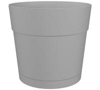 YOUDOIT - Pentola Di Fiori E Piante Di Plastica Rotonda - Serbatoio Dell'acqua - 30 Cm - Grigio Chiaro