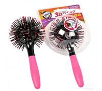 Youery Spazzola Rotonda 3D per Capelli Ricci Termoresistente, Spazzola Styling 360° per Capelli Bagnati e Asciutti con Massaggio