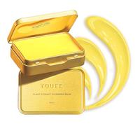 YOUFE Balsamo detergente per la vitamina E, balsamo per la rimozione del trucco a base di olio, idratante, bellezza pulita, vegano, sottile scatola di metallo con spatola magnetica, adatto per tutti i