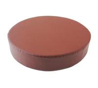 YOUGANG Cuscino rotondo per sedia in pelle, per interni ed esterni, cuscini in schiuma ad alta densità, 5/8 cm di spessore, cuscino impermeabile per sgabello da bar, imbottitura rotonda (marrone scuro
