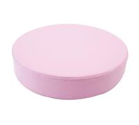 YOUGANG Cuscino rotondo per sedia in pelle, per interni ed esterni, cuscini in schiuma ad alta densità, 5/8 cm di spessore, impermeabile e rotondo (rosa, 35 x 35 x 5 cm)