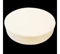 YOUGANG Cuscino rotondo per sedia in pelle, per interni ed esterni, cuscini in schiuma ad alta densità, 5/8 cm di spessore, cuscino impermeabile per sgabello da bar, imbottitura rotonda (beige, 50 x