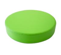 YOUGANG Cuscino rotondo per sedia in pelle, per interni ed esterni, cuscini in schiuma ad alta densità, 5/8 cm di spessore, impermeabile e rotondo (verde, 40 x 40 x 5 cm)