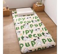 YOUGANG Materasso per dormire a pavimento, materasso futon giapponese, singolo/doppio/queen/king size, materasso da campeggio, materasso per gli ospiti, tatami (verde acqua, 90 x 190 cm)