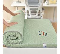 YOUGANG Materasso pieghevole in schiuma ad alta densità, verde, 5 cm di spessore, letto singolo/matrimoniale/queen/king size, rigidità media, sollievo dalla pressione, migliora il sonno