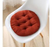 YOUGANG Set di 2 cuscini rotondi per sedie da interni ed esterni, per sala da pranzo e cucina, 30/40/45/50 cm, rotondi, per pavimento, comodi cuscini per auto, colore: caffè, 40 cm