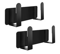 YOUGRIDDA Porta Coperchi Verticale, Supporto in Acciaio Inox a Parete con Coperchio in Acciaio Inossidabile, 3M Autoadesivo, Pratici Accessori Cucina per coperchi di Varie Misure (Nero, Set di 2)