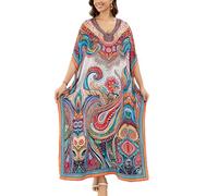 YouKD Abito caftano spazioso bohémien Beach Bikini Cover Ups Plus Size Robe per le donne Accappatoi Homewear