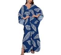 YouKD Caftano lungo da donna, stile bohémien, cardigan da spiaggia, copricostume da bagno, vestaglia taglie forti, Etichettalia unica