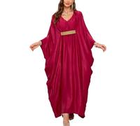 YOUKD Cardigan a Mezza Manica in Cotone Estivo da Donna Abito Maxi Boho Accappatoio da Spiaggia Kimono Lungo Taglia Unica