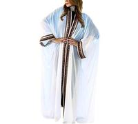 YOUKD Estate Ricamato Floreale Cardigan Lungo Kimono Boemo Costume da Bagno Spiaggia Coprire Abito Taglie Forti per Donna