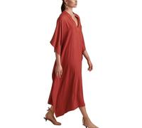 YouKD, Maxi abito lungo da donna bohémien in stile caftano, taglia unica, adatto come copricostume, vestaglia e per abbigliamento da casa, E Red, Taglia unica