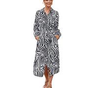 YouKD Maxi Dress Boho Beach Bikini Cover Up Robe Plus Size Indumento per le donne, A Zebra, Taglia unica