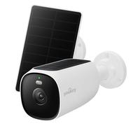 youkey Telecamera di sicurezza 4K wireless per esterni, registrazione AOV 24/7, telecamera di sicurezza solare con doppio solare, rilevamento umano/veicolo AI 25M, nessun canone mensile, IP67, Color