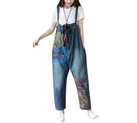 Youlee Donna Estate Gamba Larga Tuta Denim Tute Stile 6