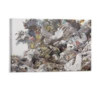 YOUMAN Manabu Ikeda Artista Pittore Opera d'Arte Giappone Stampa artistica da parete su tela da appendere poster 50 x 75 cm