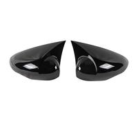 Youmero Compatibile con Fiesta per MK7 2008 2009 2010 2011 2012 2013 2014 2015 2016 2017 2018 Copri Specchietti Laterali Copri Specchietto Retrovisore Calotte specchietti(Black)