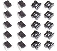 Youmile 10 pz MCP602-I/P IC OPAMP DUAL SNGL 8-DIP GOOD DIP-8 2.8MHZ 2.3V/us con DIP IC Chip Socket Adapter