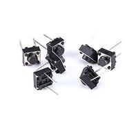 Youmile 100Pcs Tact Button Switch 2 Pin DIP 6x6x5mm PCB Momentaneo pulsante tattile Tact Switch