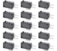 Youmile 15 pz 16A SPDT Microinterruttore Pulsante a Scatto Micro Finecorsa V-15-1C25 AC/DC 125V/250V per Microonde Porta Forno Congelatore