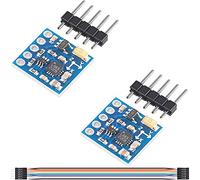 Youmile 2 pezzi GY-271 QMC5883L Modulo sensore magnetometro bussola triplo asse Modulo bussola elettronica 3-5V con intestazione pin Cavo DuPont per Arduino
