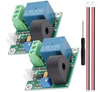 Youmile 2 pezzi Modulo sensore di rilevamento corrente 5V 12V 24V 0-5A Modulo di protezione relè regolabile Uscita interruttore di protezione da sovracorrente con cacciavite (12V)