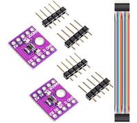 Youmile 2 pezzi TXS0102 2 bit convertitore di livello di tensione bidirezionale modulo scheda di conversione livello a 2 vie interruttore I2C IIC con cavo DuPont