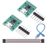 Youmile 2 pz E MSOP10 Modulo da USB a TTL 5V/3.3V Modulo G Alternativo Convertitore Seriale da USB a TTL con Cavo Cavo Micro USB