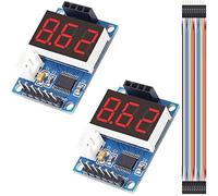 Youmile 2 pz P/SR04 Sensore ad ultrasuoni che va modulo display 5 V scheda di test display telemetro Modulo display a LED DuPont per Arduino Robot