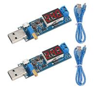 Youmile 2Pack Convertitore boost buck USB DC-DC da 3,5 V-12 V a 1,2 V-24 V Regolatore di tensione modulo di alimentazione step-down regolabile
