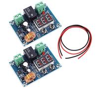 Youmile 2PCS Digital Low Voltage Protection Module Disconnect Switch Over Discharge Protection Protector per batteria al litio 12-36V con cavo 24AWG
