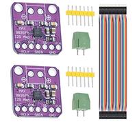 Youmile 2PCS MAX98357 Amplificatore di potenza audio Modulo I2S Amplificatori audio senza filtro Scheda per Arduino, Raspberry Pi, Esp32 con cavo Dupont