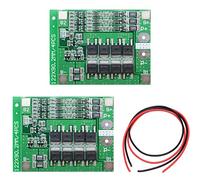 Youmile 2Pcs Scheda di protezione PCB 25A 3S 11.1V 12.6V Li-ion 18650 Batteria al litio PCB Scheda di protezione BMS Modulo di protezione Lipo cella con bilanciamento di carica per motore a corrente