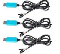 Youmile 3 Pz PL2303TA Cavo seriale da USB a TTL RS232 Cavo di ricarica per console di risoluzione dei problemi compatibile con Raspberry Pi per Win XP / per VISTA/7/8/8.1