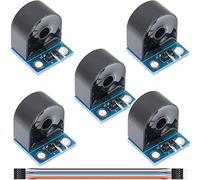 Youmile 5 pezzi 5A ZMCT103C Gamma Monofase Micro trasformatore di corrente Modulo Sensore di corrente AC Scheda di uscita di precisione attiva con linea Dupont per Arduino