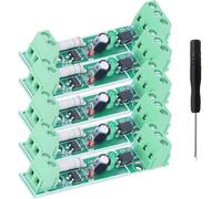 Youmile 5 pezzi Optocoupler modulo 1 canale Opto isolatore Ac 220v tensione rilevare Optocoupler isolamento Microcontroller Ttl livello 3v-5v o Plc 24v con cacciavite a testa piatta, per Mcu