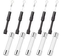 Youmile 5 pz CL04-12 diodi microonde unidirezionali ad alta tensione 0,5A 12KV compatibili per WB27X10597 W10492276 + 5 pz fusibile microonde tubo ceramico 20 Amp 250 V fusibile 6 x 30 mm