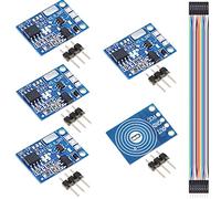 Youmile 5 pz OE-TP modulo interruttore tattile capacitivo LED dimmeraggio continuo 10A DC 5-20 V sensore touch digitale modulo dimmer tattile con cavo pinheader