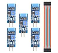 Youmile 5PACK Modulo sensore di vibrazione SW-420 Rilevatore interruttore di movimento Kit elettronico fai da te per Arduino con cavo Dupont