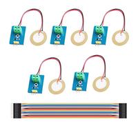 Youmile 5PACK sensore di vibrazione piezoelettrico in ceramica modulo piezoelettrico 3.3V/5V Controller analogico Forniture di componenti elettronici Sensore per Arduino con cavo Dupont