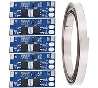 Youmile 5PCS 2S 8A 7.4V Scheda di protezione della batteria al litio 18650 Modulo caricatore BMS Scheda di protezione PCB per cella di batteria agli ioni di litio con striscia di nichel
